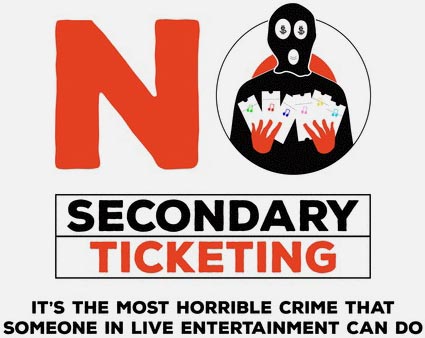 NO Secondary Ticketing