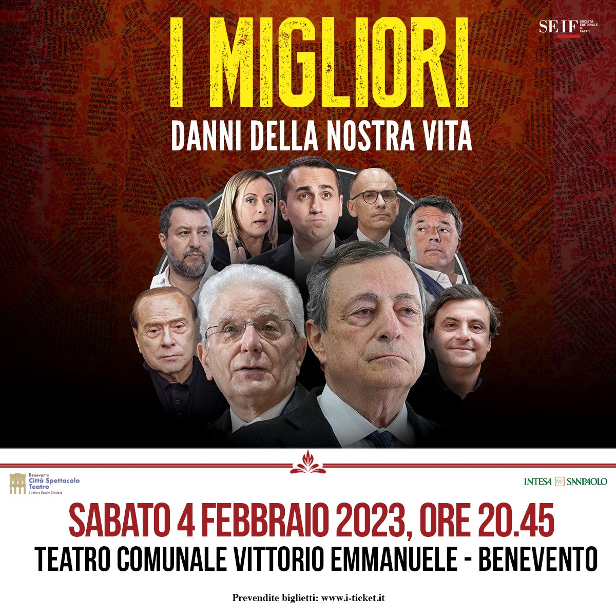 PREVENDITA UFFICIALE BIGLIETTI | I MIGLIORI DANNI DELLA NOSTRA VITA ...